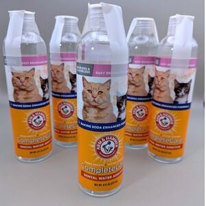 Arm & Hammer Dental Water Additive for Cats Fresh Breath Tartar Control Lot of 6